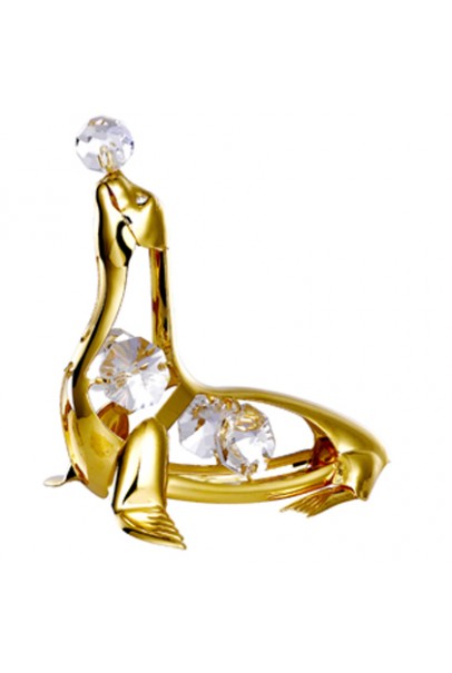24K GOLD PLATED SEA LION 